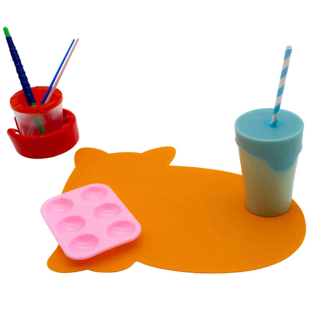 T-C-2-Orange-Cat-Childrens-Mat-Painting-Layout-Studio-2