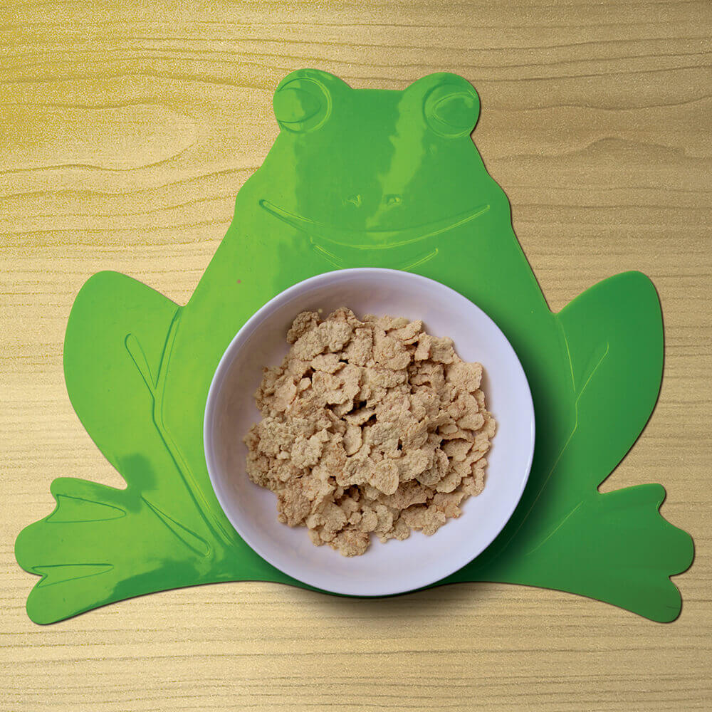 T-F-1-Green-Frog-Childrens-Mat-Cereal-1