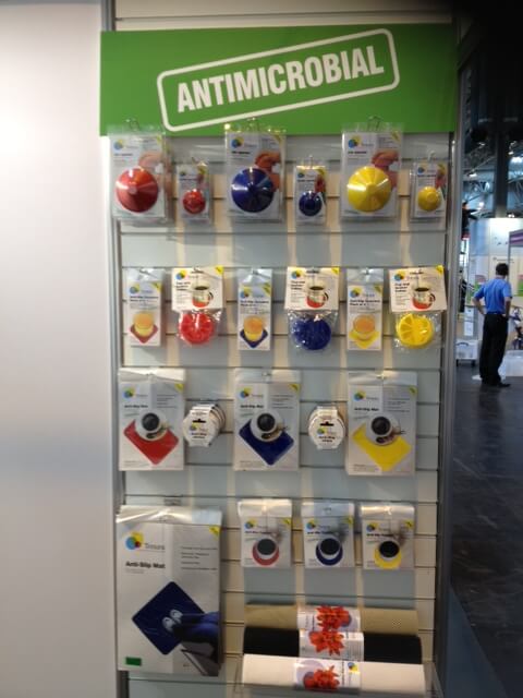 Naidex 2014-Antimicrobial Daily Living Aids Hung Up At Expo