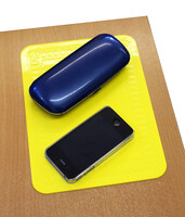 Tenura Mat as Visual Aid with Glasses Case on Top Tenura Mat as Visual Aid with Glasses Case on Top